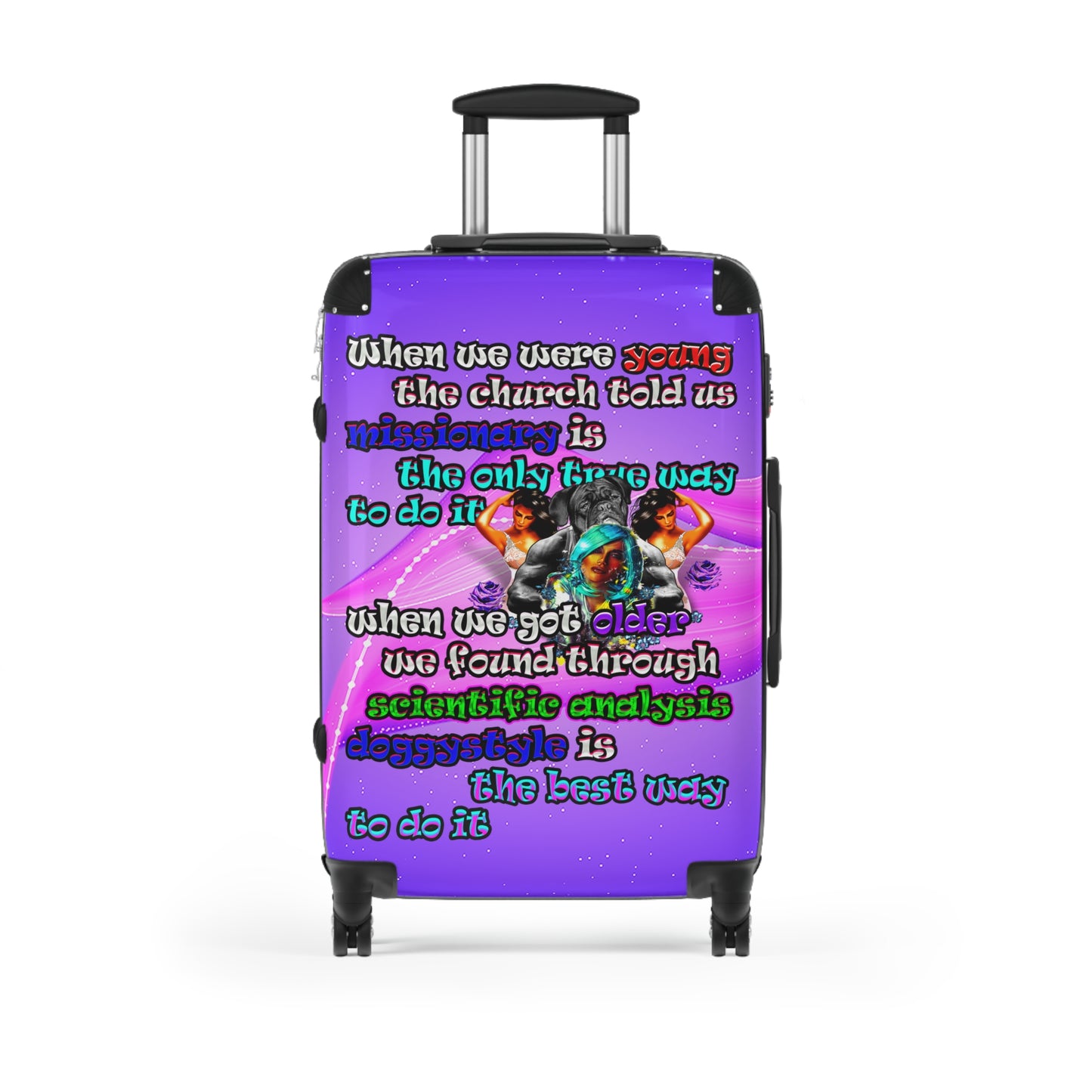 doggystyle - Suitcase (purple-pink wave)