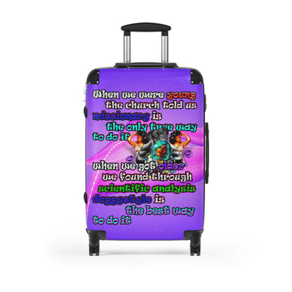 doggystyle - Suitcase (purple-pink wave)