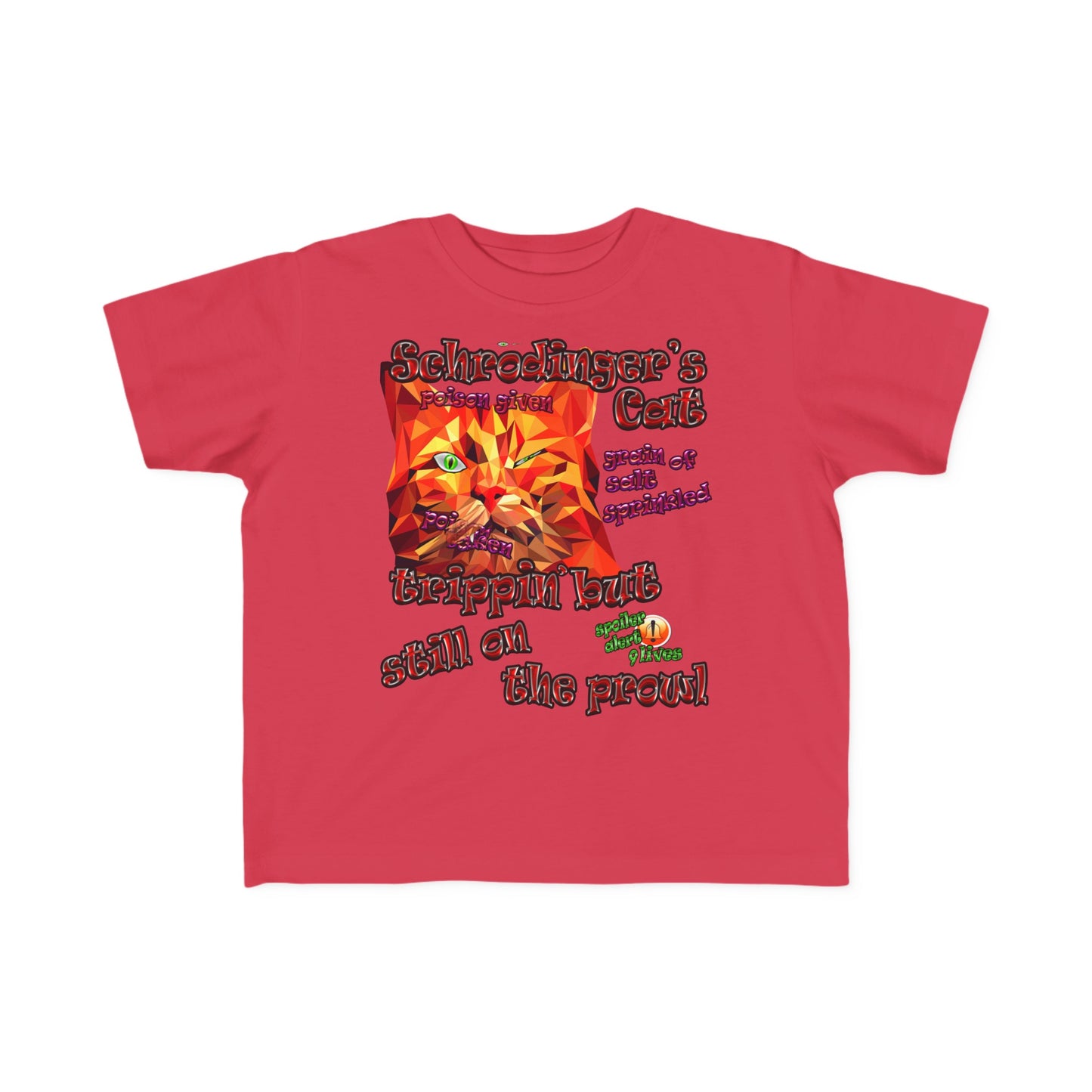 schrodinger's cat - Toddler's Fine Jersey Tee