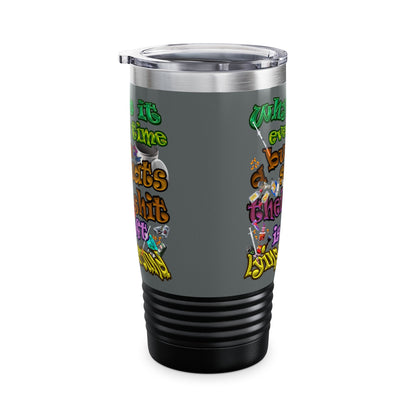 the bum's shit - Ringneck Tumbler, 20oz (dark grey)