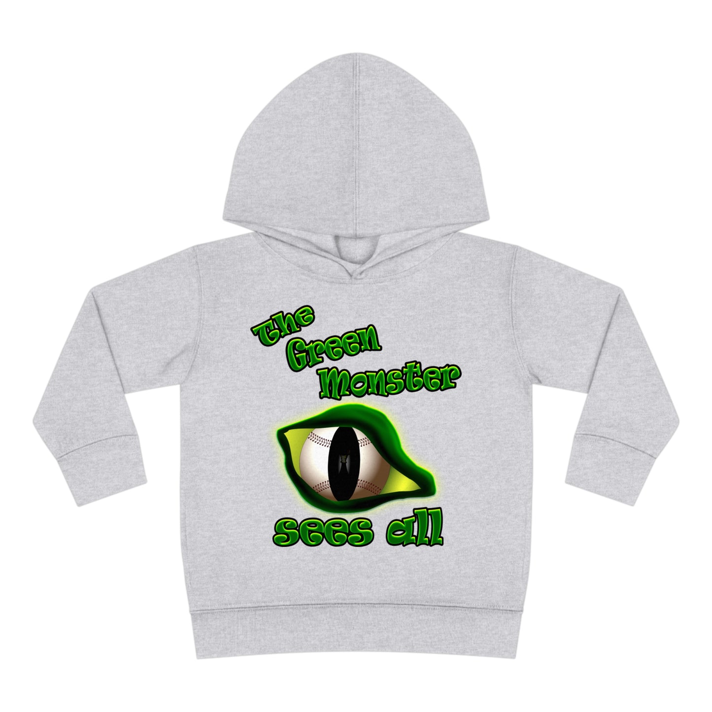green monster - Toddler Pullover Fleece Hoodie