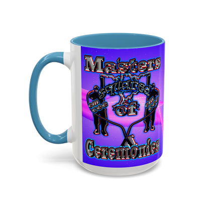 em cee squared - Accent Mug (purple-pink wave)