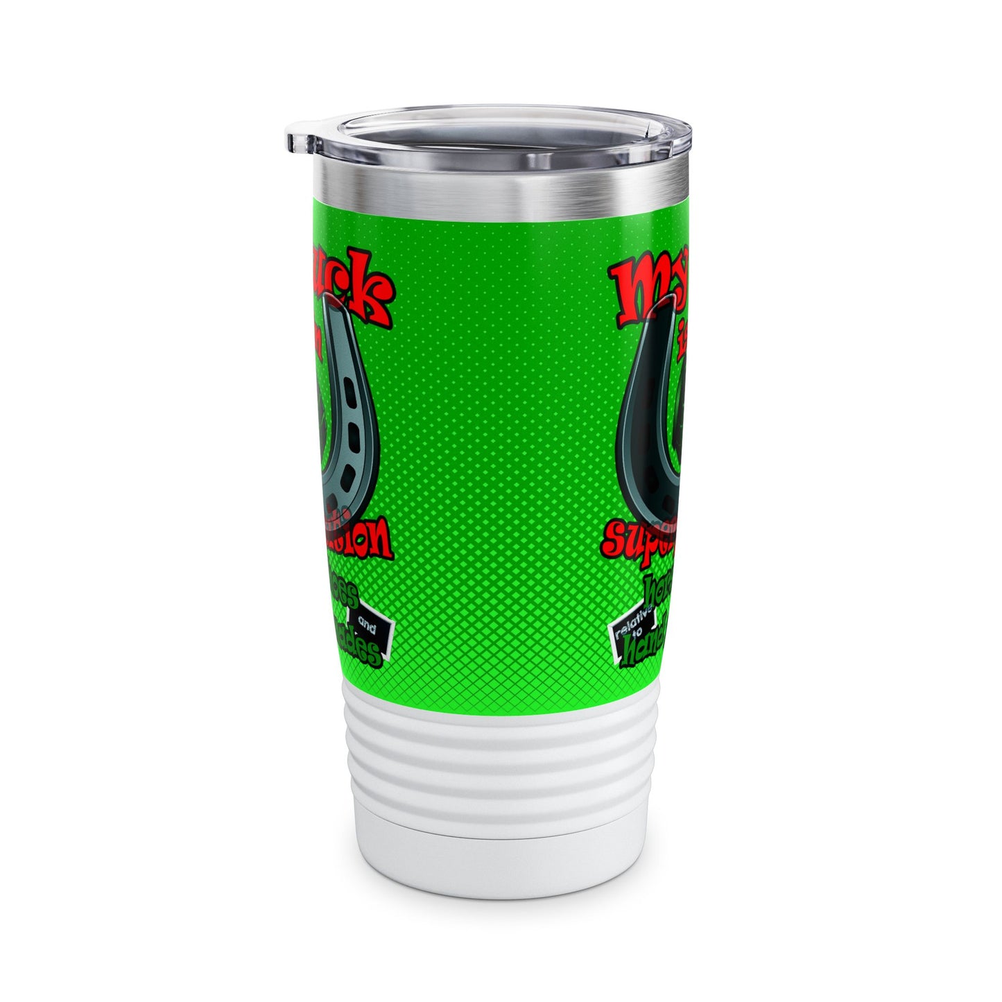my luck - Ringneck Tumbler, 20oz (logo green)