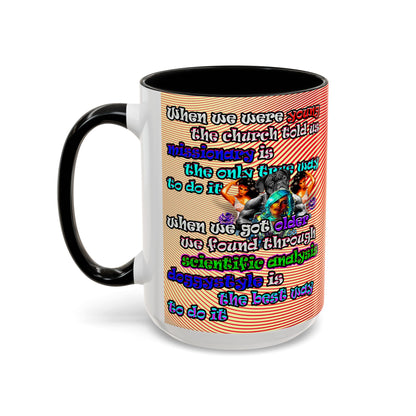 doggystyle - Accent Mug (yellow-orange wave)