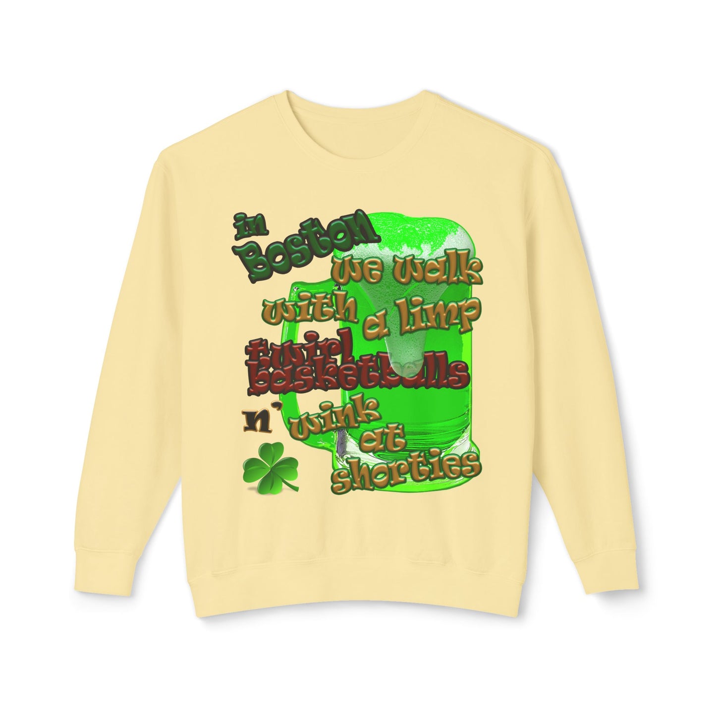 celtics logo - Unisex Lightweight Crewneck Sweatshirt