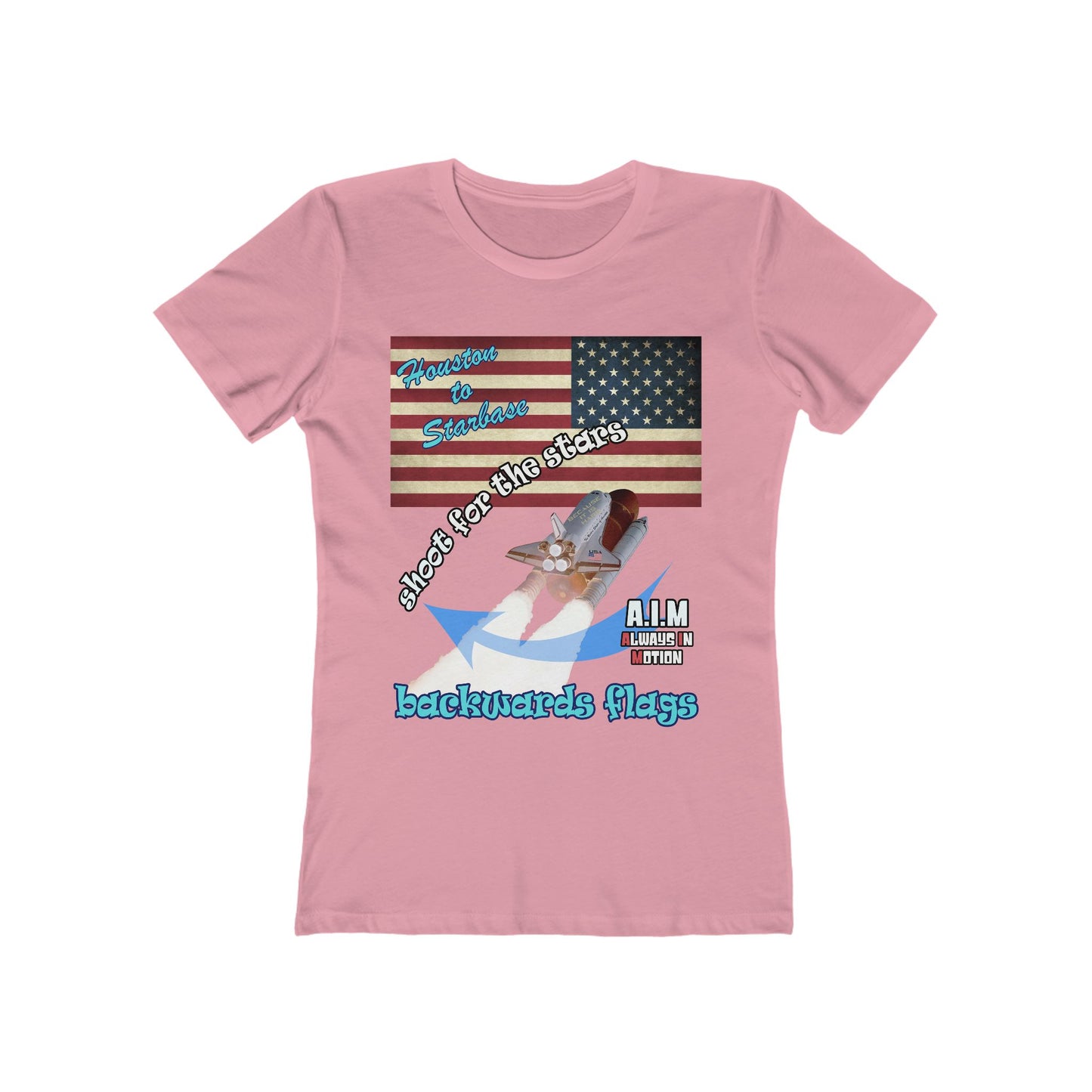 shoot for the stars - Women's The Boyfriend Tee