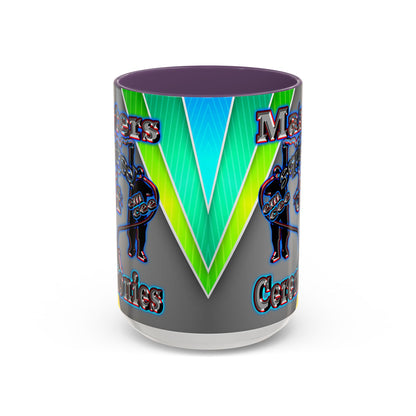 em cee squared - Accent Mug (rainbow split)