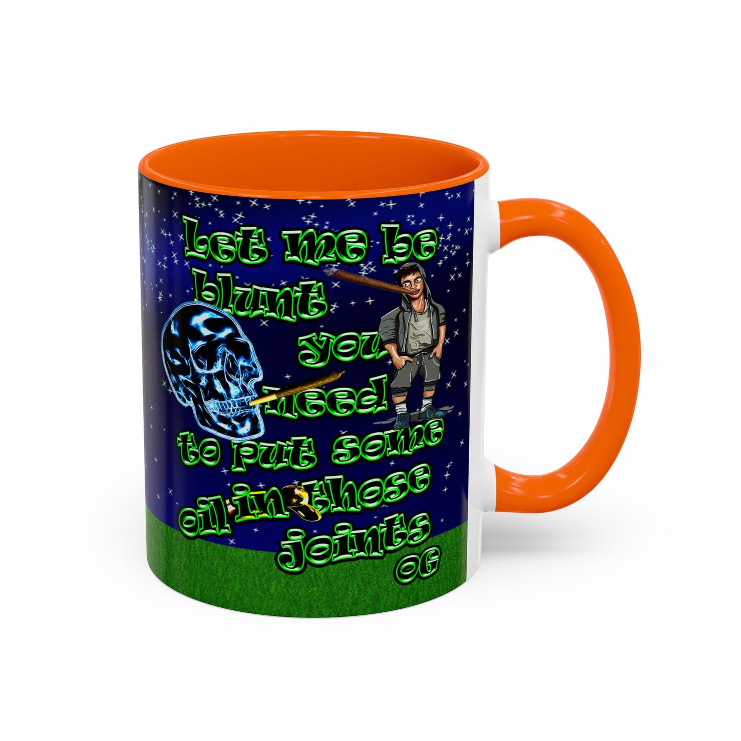 og - Accent Mug ('snoops' background)