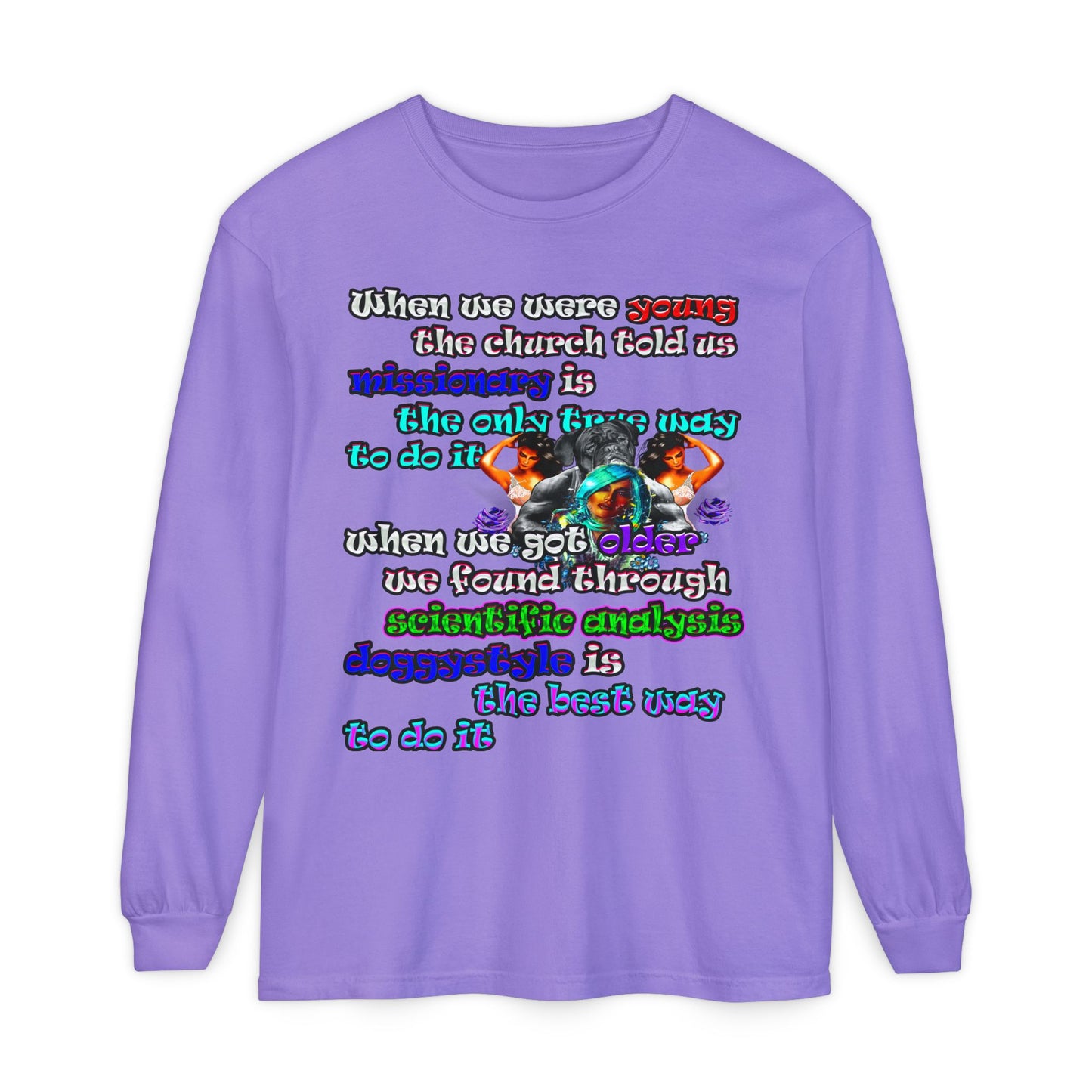 doggystyle - Unisex Garment-dyed Long Sleeve T-Shirt