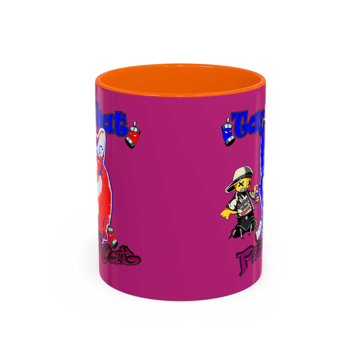 tag that - Accent Mug (pink)