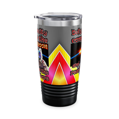 defy conquer reach - Ringneck Tumbler, 20oz (rainbow split)