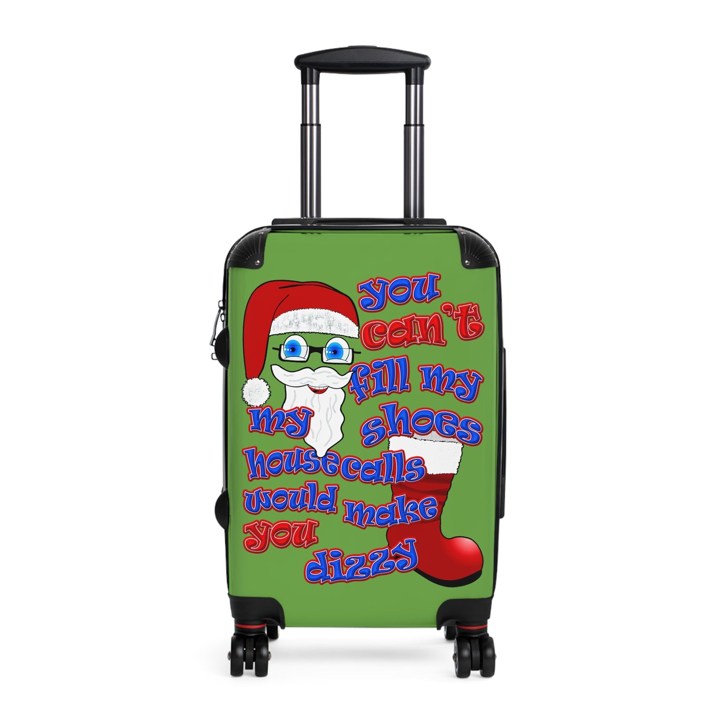 santa's shoes - Suitcase (green)