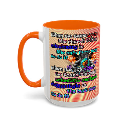 doggystyle - Accent Mug (yellow-orange wave)