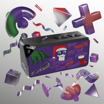 santa's shoes - Jabba Bluetooth Speaker (purple)
