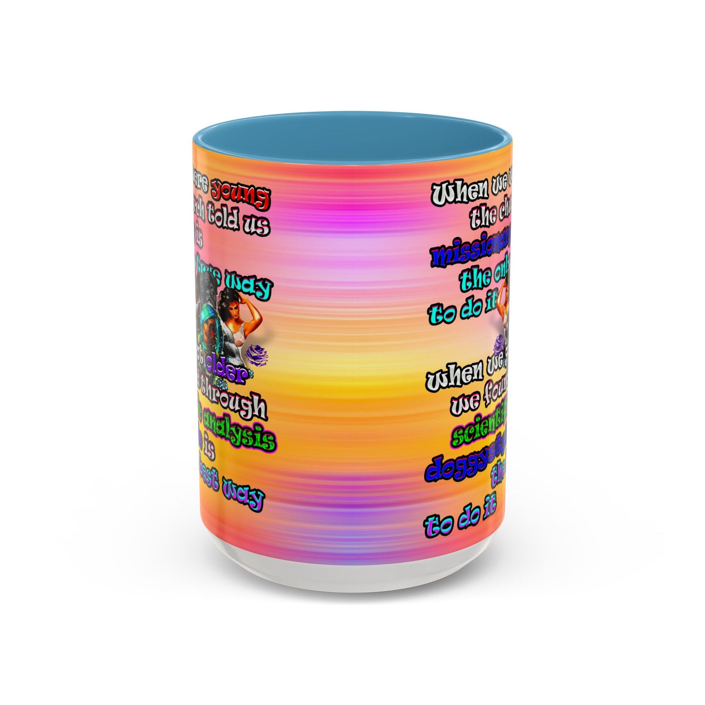 doggystyle - Accent Mug (color blur)