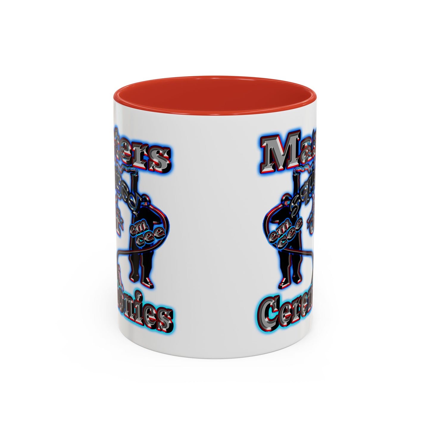 em cee squared - Accent Mug (white)
