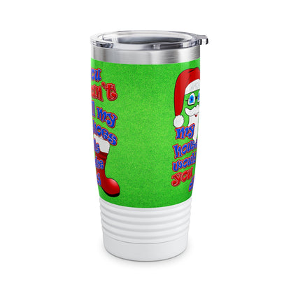 santa's shoes - Ringneck Tumbler, 20oz (green turf)