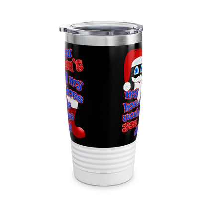 santa's shoes - Ringneck Tumbler, 20oz (black)
