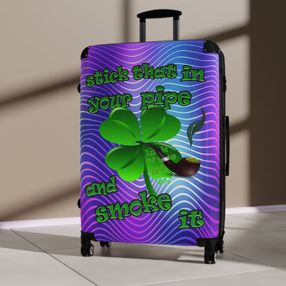 stick that in your pipe and smoke it - Suitcase (purple wave)