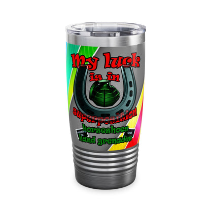my luck - Ringneck Tumbler, 20oz (rainbow split)