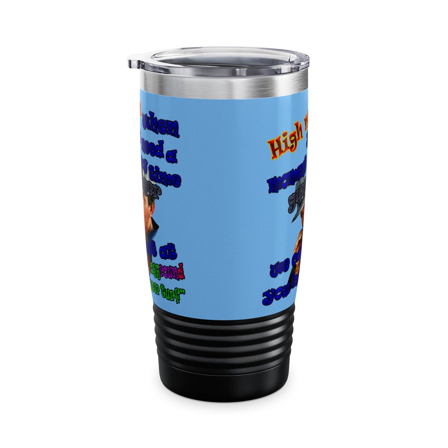 high noon - Ringneck Tumbler, 20oz (light blue)