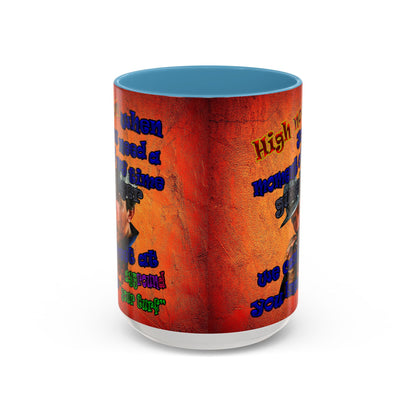 high noon - Accent Mug (burnt orange)