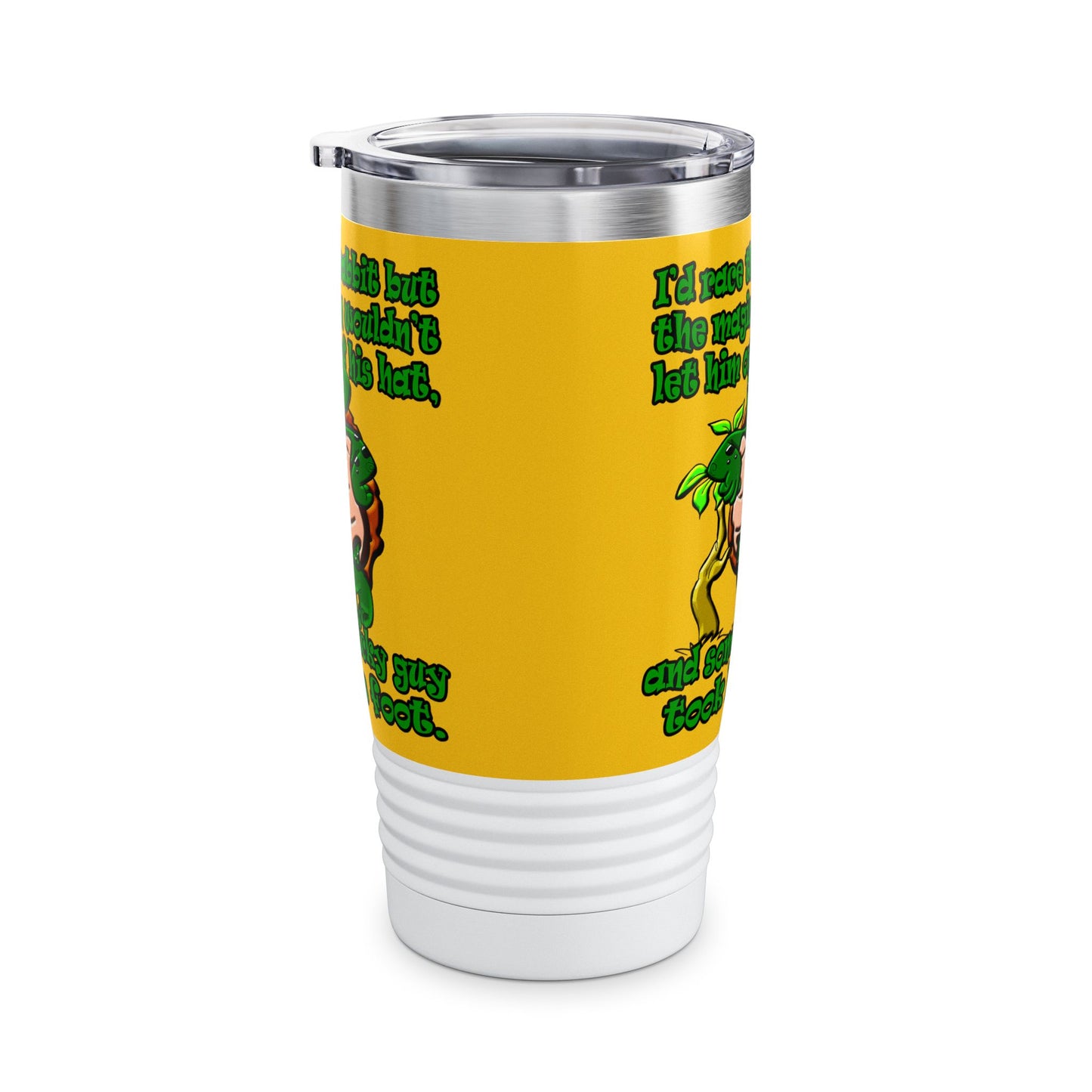 turtle race - Ringneck Tumbler, 20oz (yellow)