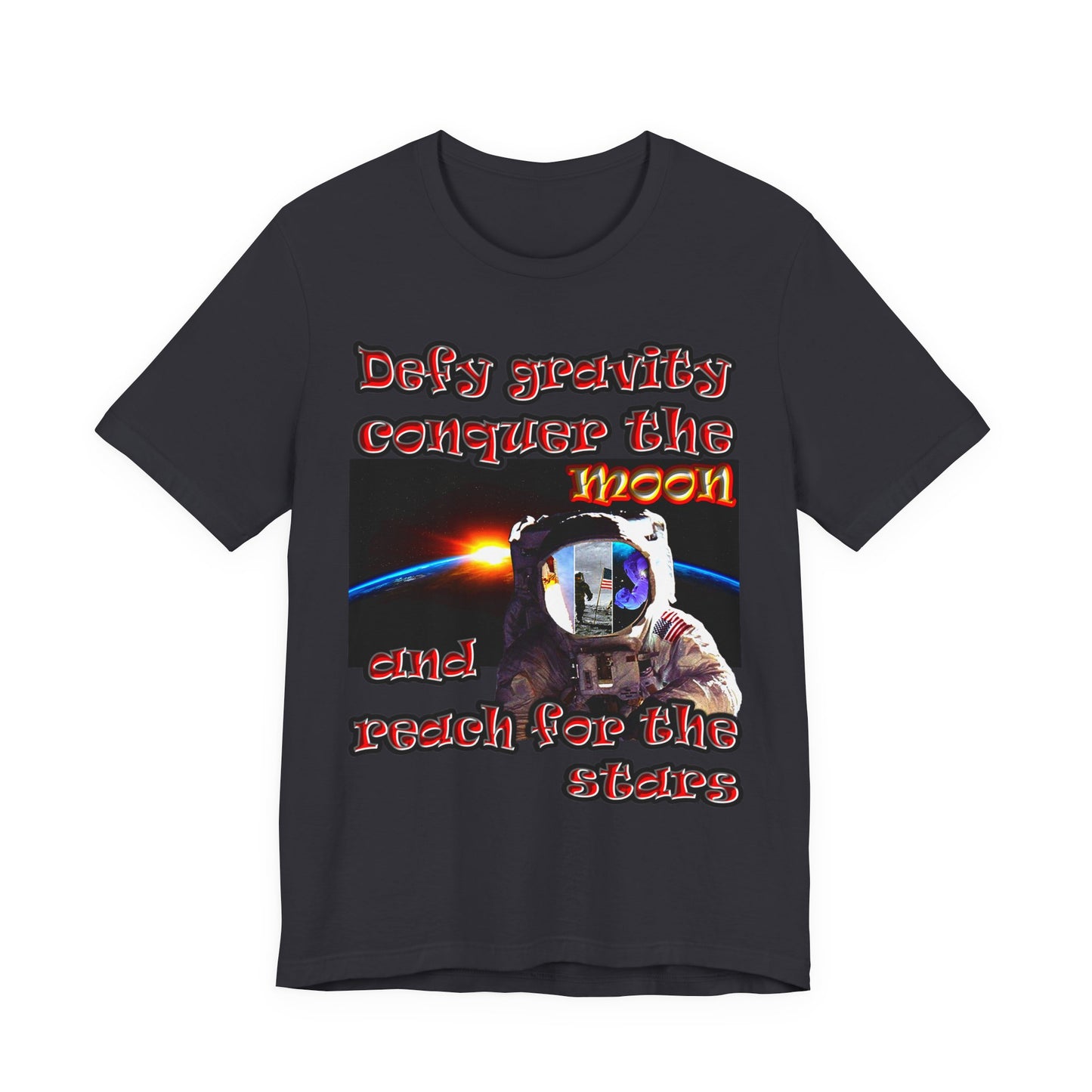 defy conquer reach - Unisex Jersey Short Sleeve Tee
