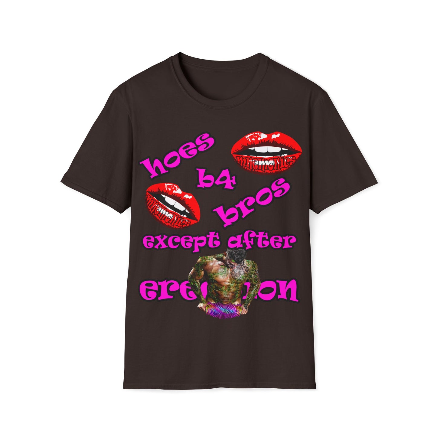 hoes b4 bros - Unisex Softstyle T-Shirt