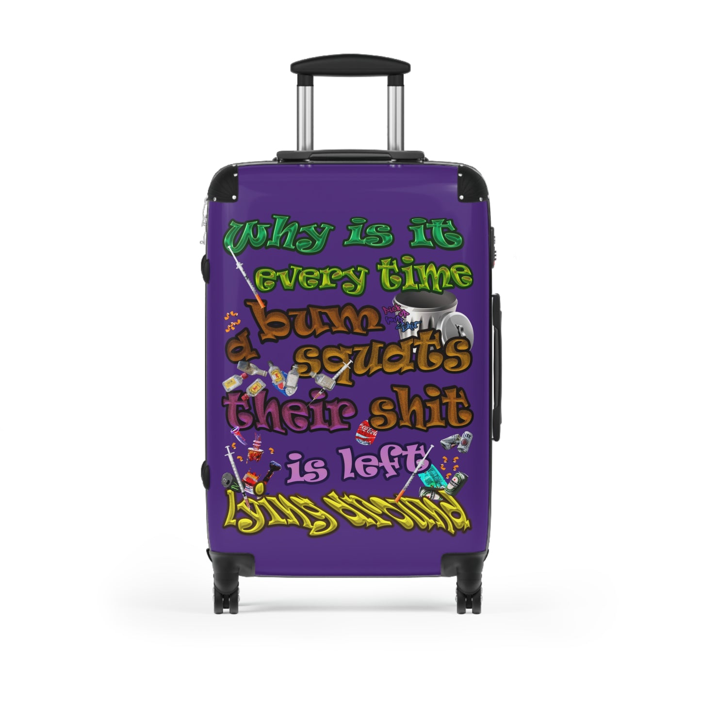 the bum's shit - Suitcase (purple)