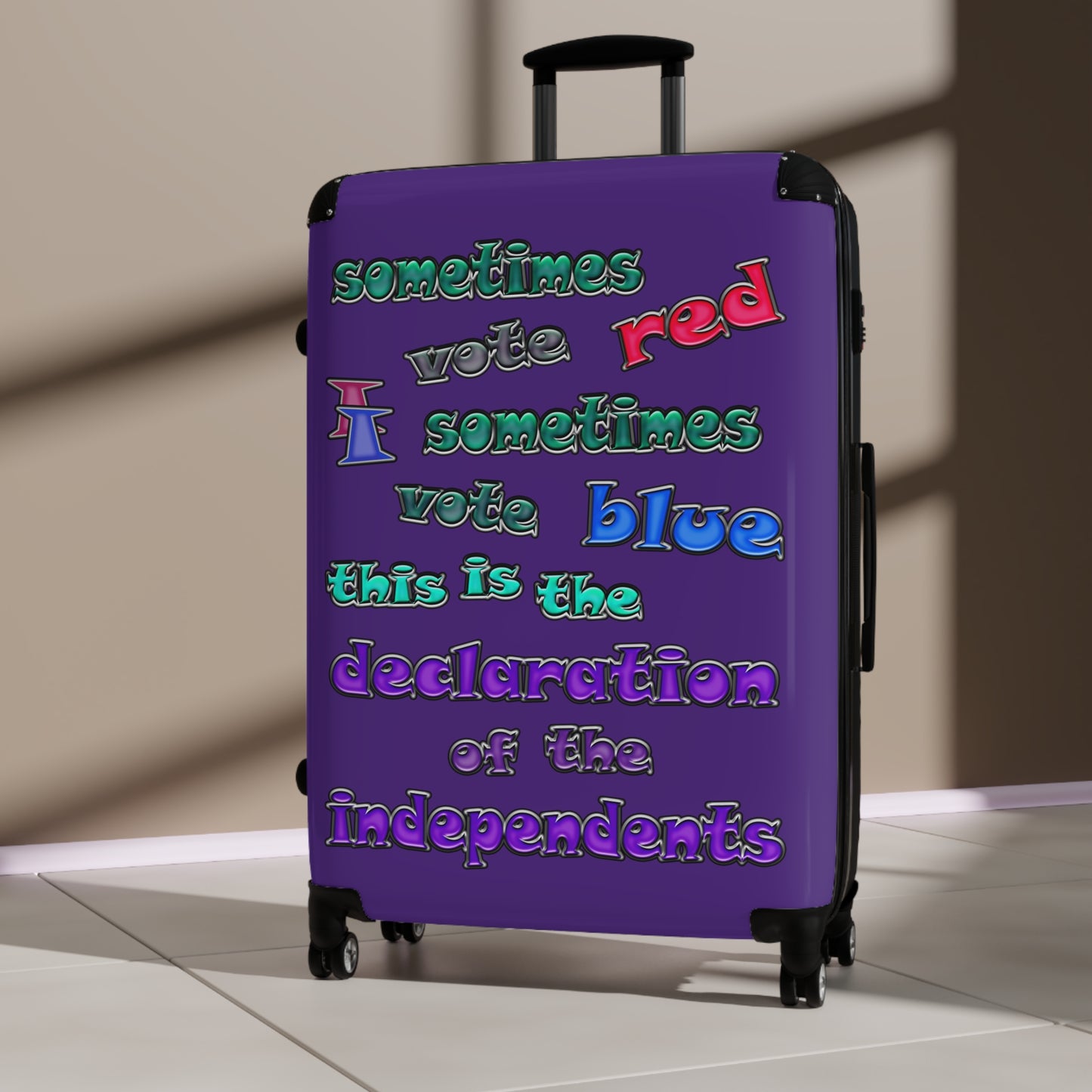 declaration of the independents - Suitcase (purple)