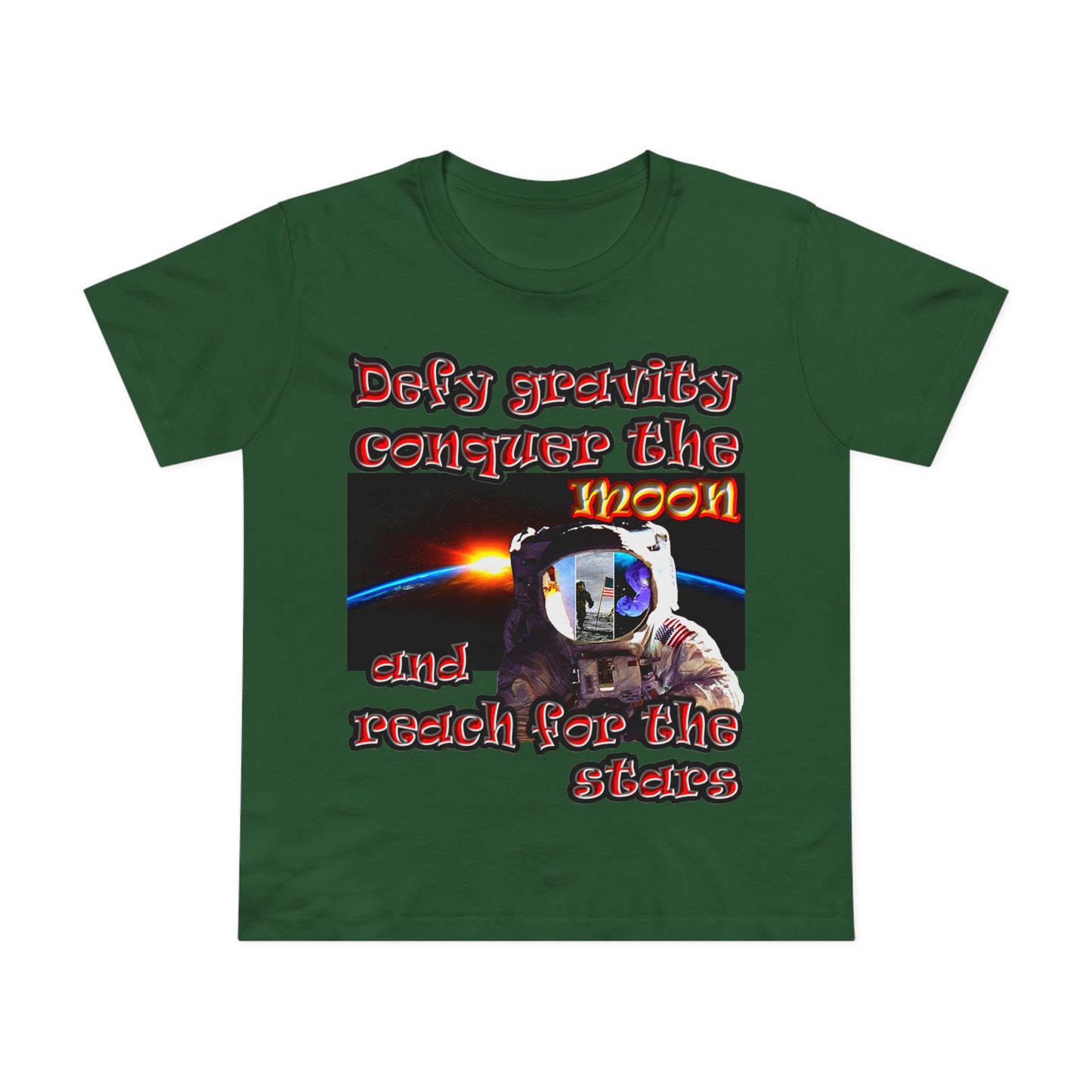 defy conquer reach - Women’s Maple Tee