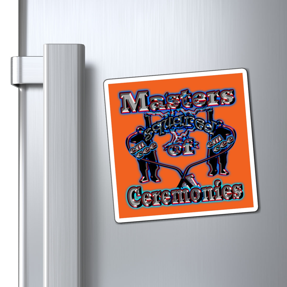 em cee squared - Magnets - (orange)