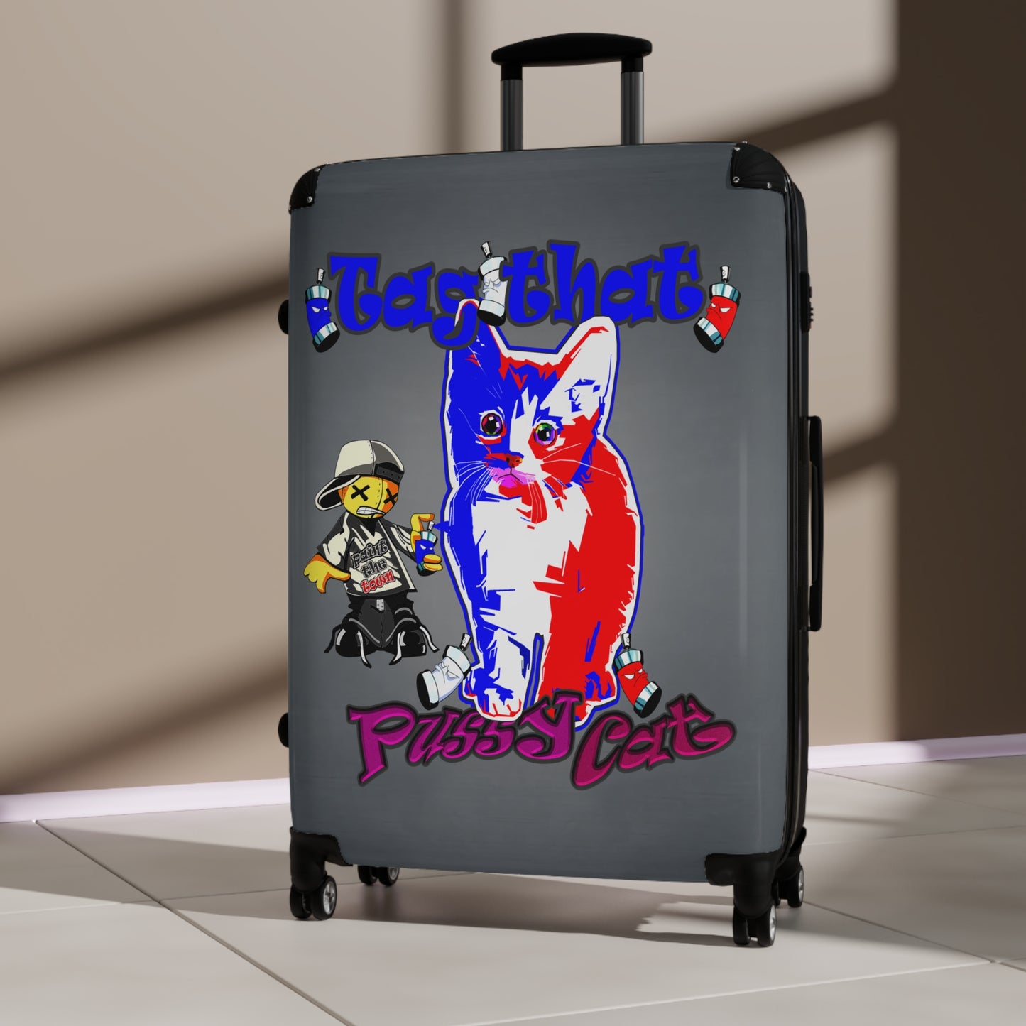 tag that - Suitcase (grey-light grey)