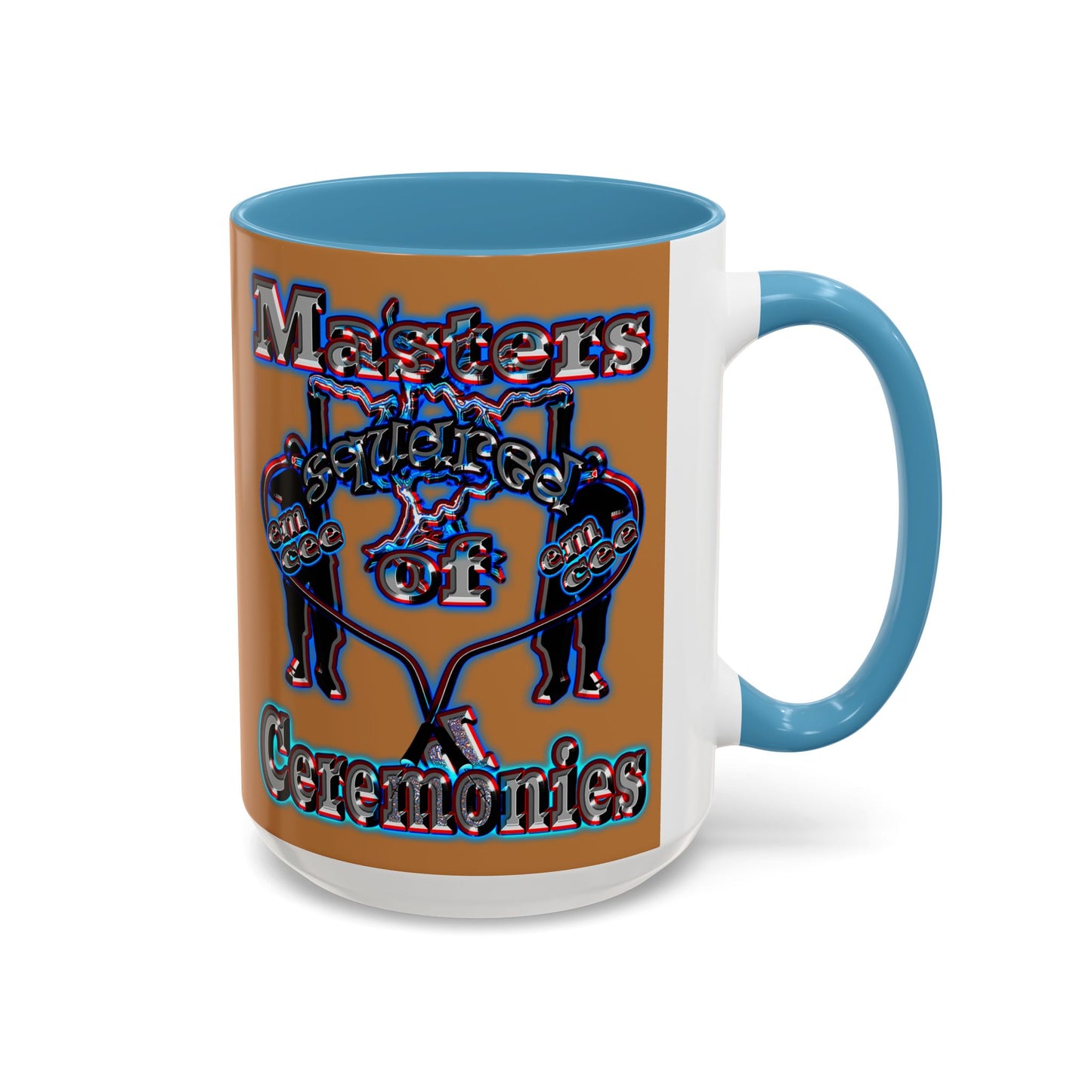 em cee squared - Accent Mug (light brown)