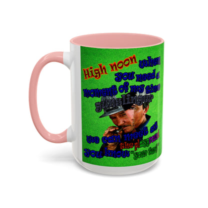 high noon - Accent Mug (green turf)