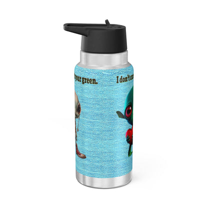 I don't care that your grey - Gator Tumbler, 32oz  (faded blue)
