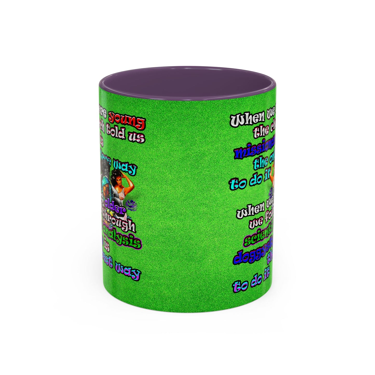 doggystyle - Accent Mug (green turf)