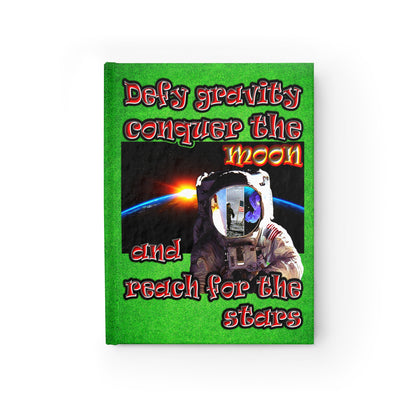 defy conquer reach - journal-blank (green turf)