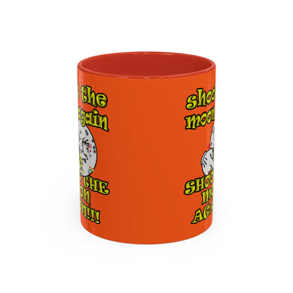 shoot the moon again - Accent Mug (orange)