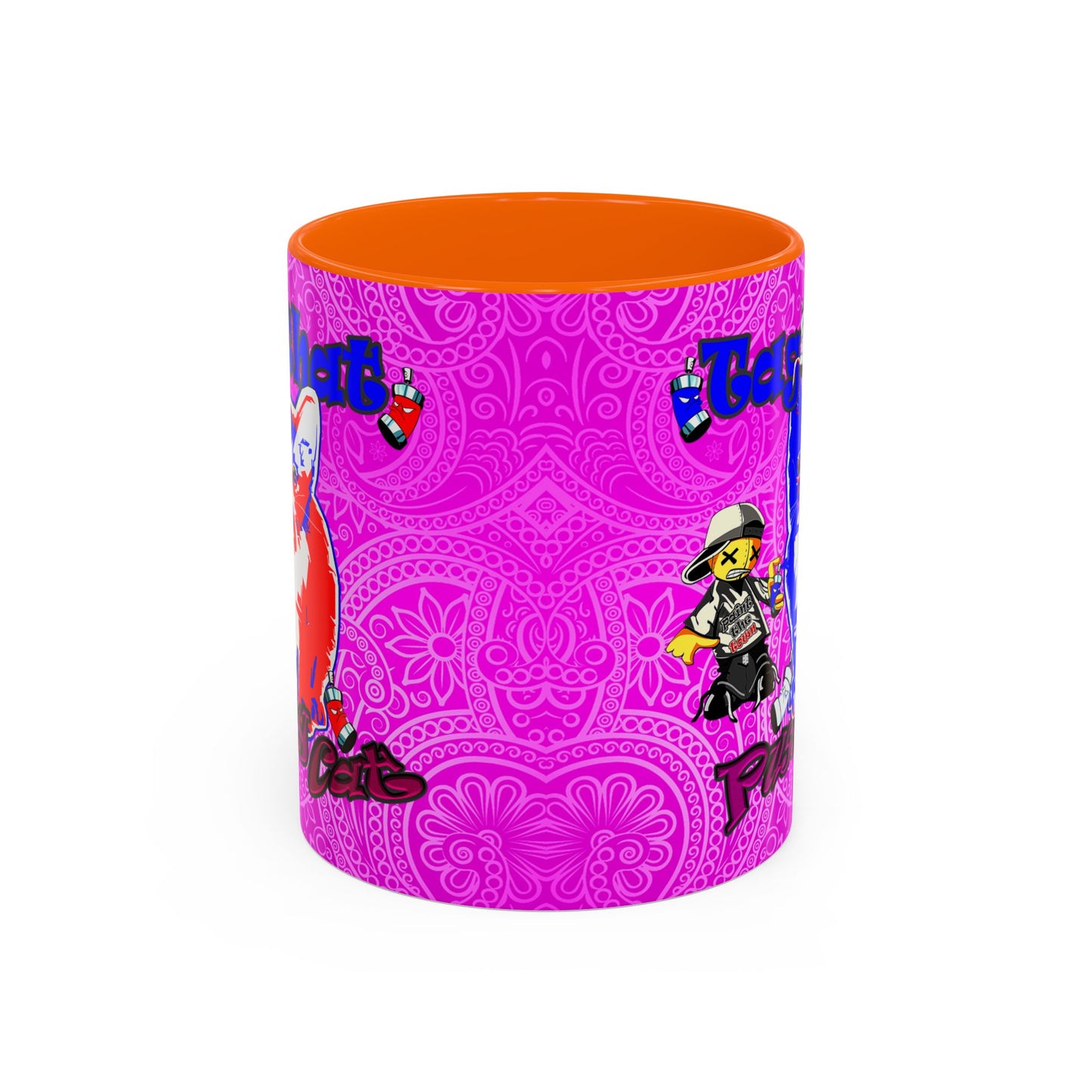 tag that - Accent Mug (pink swirl)