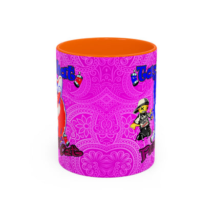 tag that - Accent Mug (pink swirl)