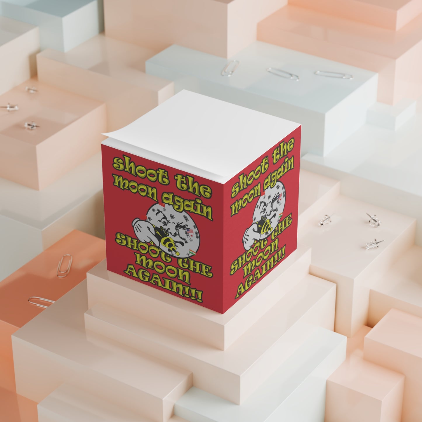shoot the moon again - note cube (dark red)