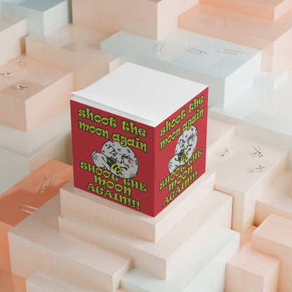 shoot the moon again - note cube (dark red)