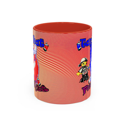 tag that - Accent Mug (yellow-orange wave)