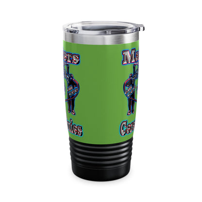 em cee squared - Ringneck Tumbler, 20oz (green)