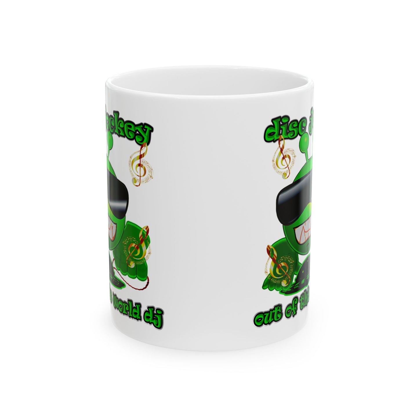 disc jockey - White Mug (white)