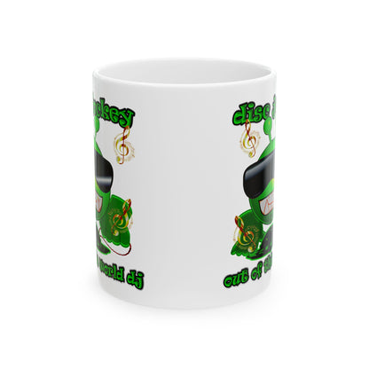 disc jockey - White Mug (white)
