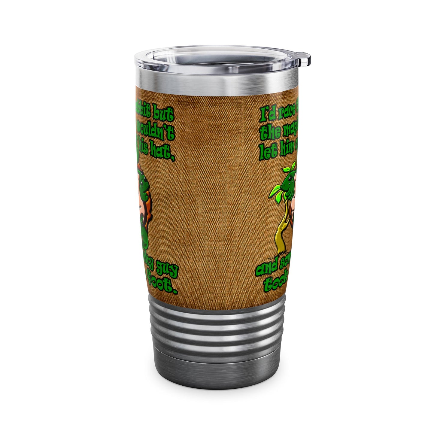 turtle race - Ringneck Tumbler, 20oz (brown papyrus)