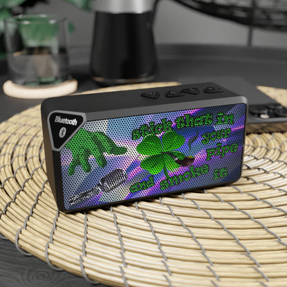 stick that in your pipe and smoke it - Jabba Bluetooth Speaker (grey-pink wave)